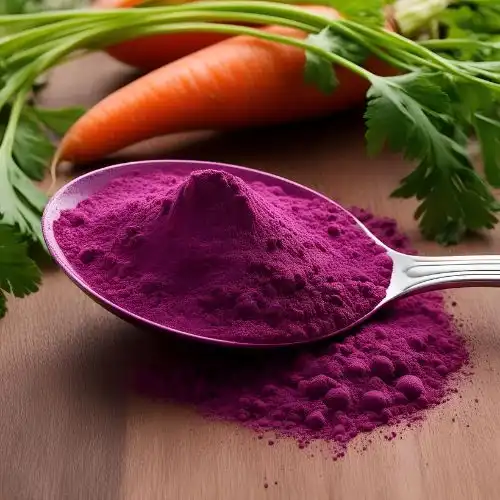 Is black carrot juice powder used for color?